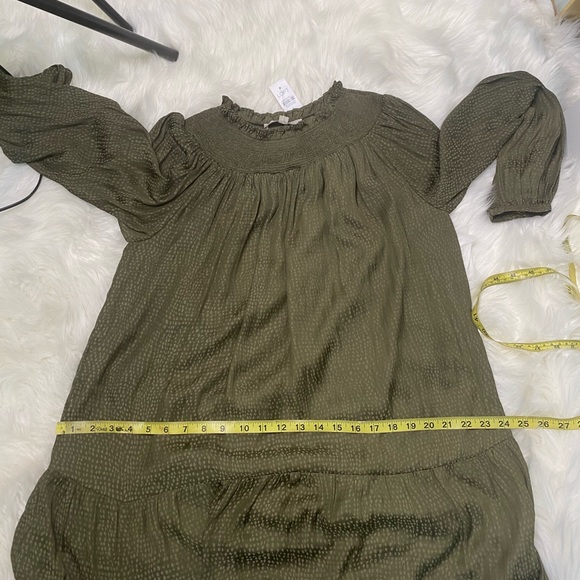 #251 LOFT Smocked Yoke Dress size S NWT - Picture 11 of 13